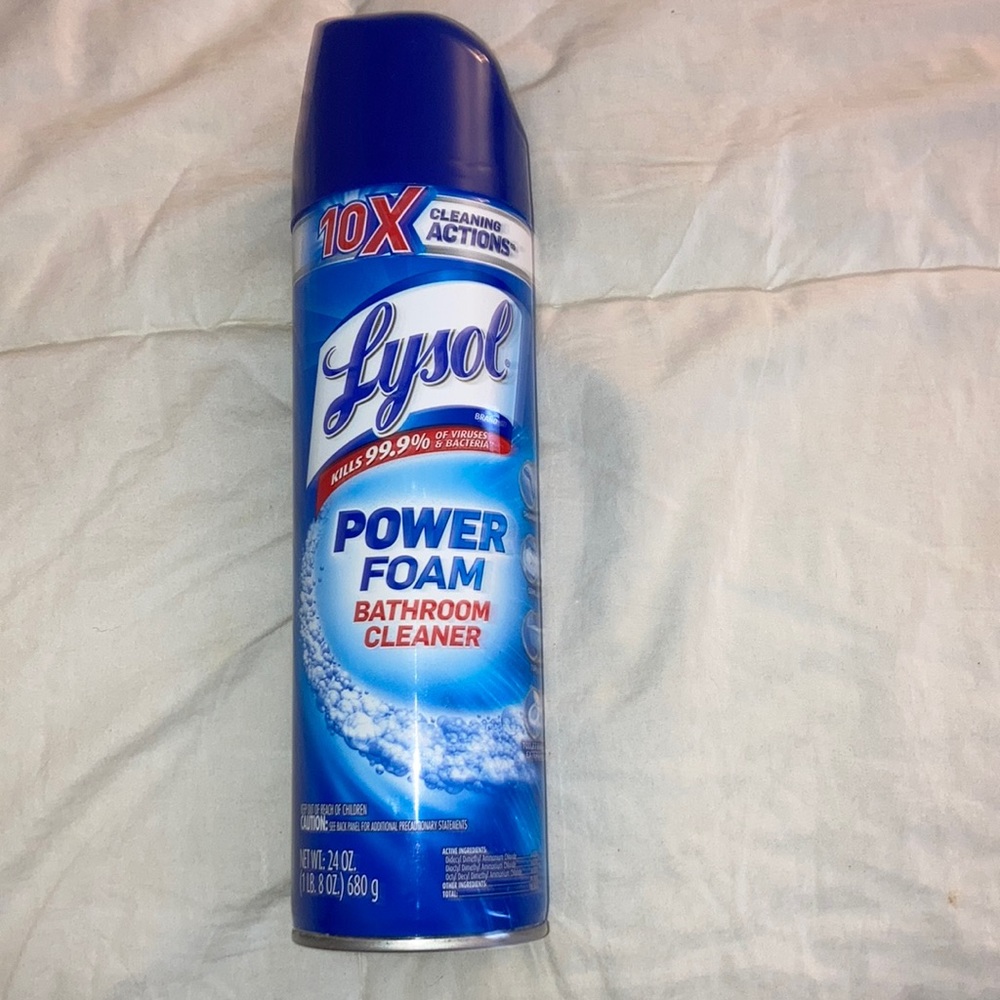 Lysol power foam bathroom cleaner 24 oz